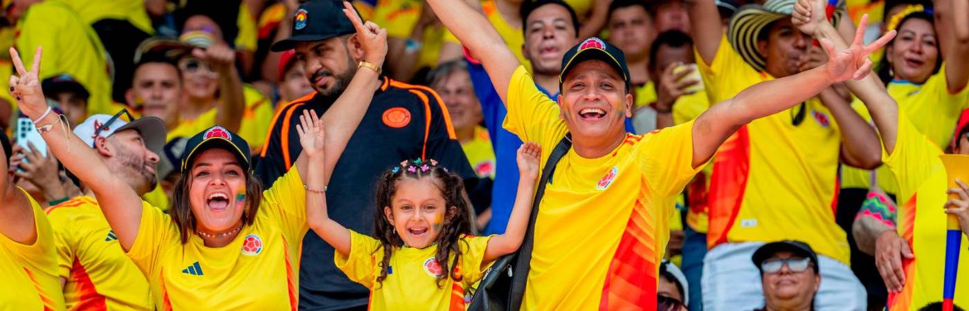 Y se sigue cultivando el amor tricolor en las nuevas generaciones colombianas. /FOTO: JUAN ANTONIO SÁNCHEZ. 