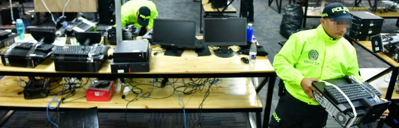 La red accedía a claves y productos bancarios para terminar desocupando cuentas. / FOTO: FISCALÍA