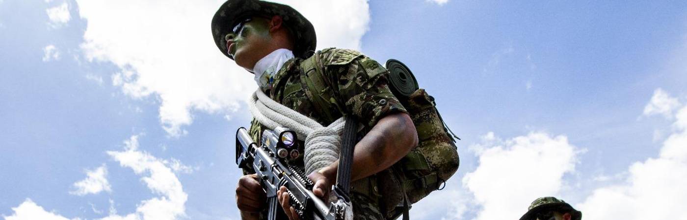 Desfile militar 20 de julio 2025 Medellín. /FOTO: JULIO HERRERA