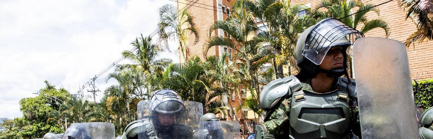Desfile militar 20 de julio Medellín 2025. /FOTO: JULIO HERRERA