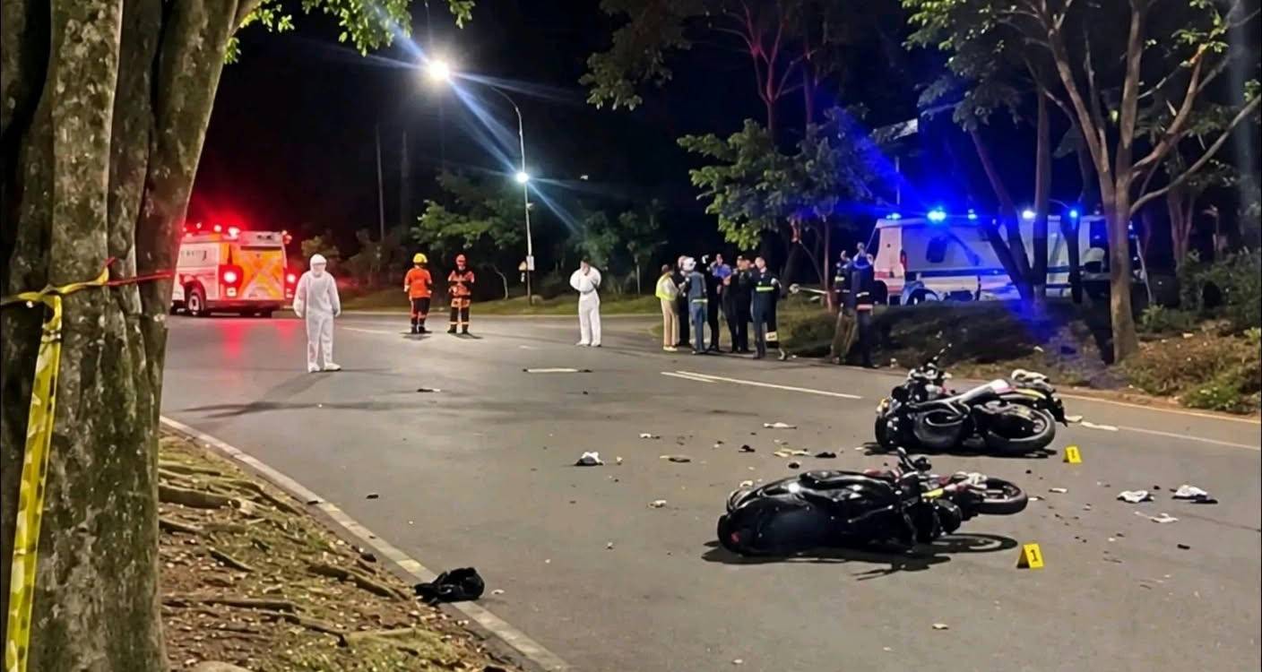 Este fue el accidente ocurrido el pasado lunes en Santa Mónica. FOTO: CORTESÍA