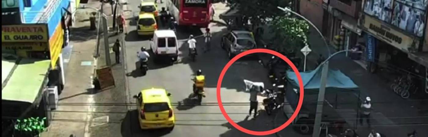 El hombre se llevó la organeta hasta un inquilinato en Medellín. FOTO: CORTESÍA POLICÍA METROPOLITANA