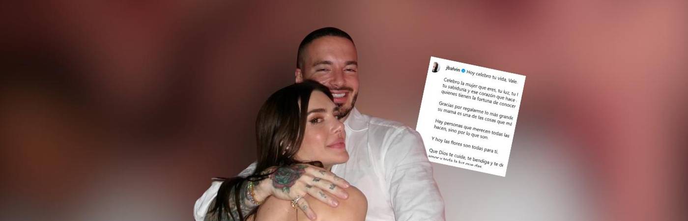 Valentina Ferrer y J Balvin. FOTOS: INSTAGRAM @JBALVIN