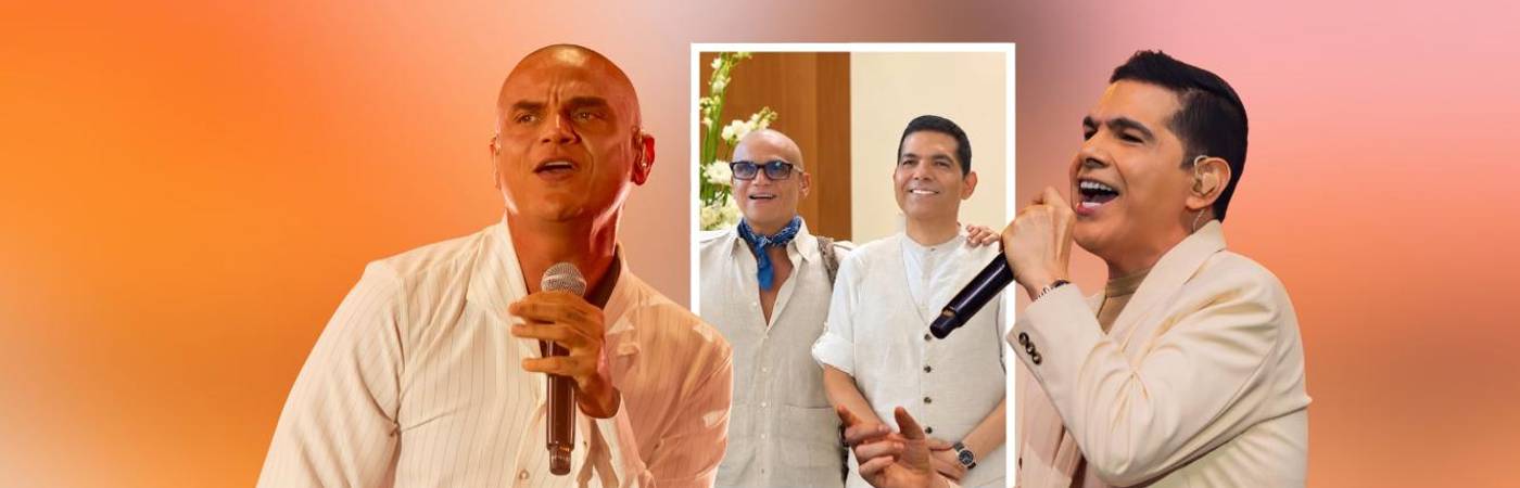 Los artistas se reencontraron nuevamente, pero esta vez no en los escenarios, sino en un momento más familiar. FOTO: @PETERMANJARRES, @SILVESTREDANGOND @PRIMICIACARIBE.CO IG