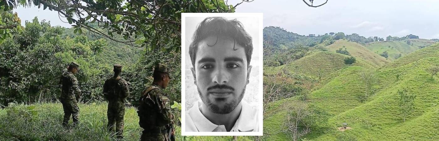 Ejército haciendo presencia en zona rural. FOTOS: CORTESÍA EJÉRCITO NACIONAL (FONDO) Y TOMADA DE FUNDACIÓN PARA LA LIBERTAD DE PRENSA (Flip)