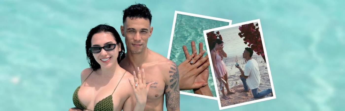La propuesta fue en Bahamas, de donde es oriundo su ahora futuro esposo. FOTOS: INSTAGRAM AIDAVICTORIAM