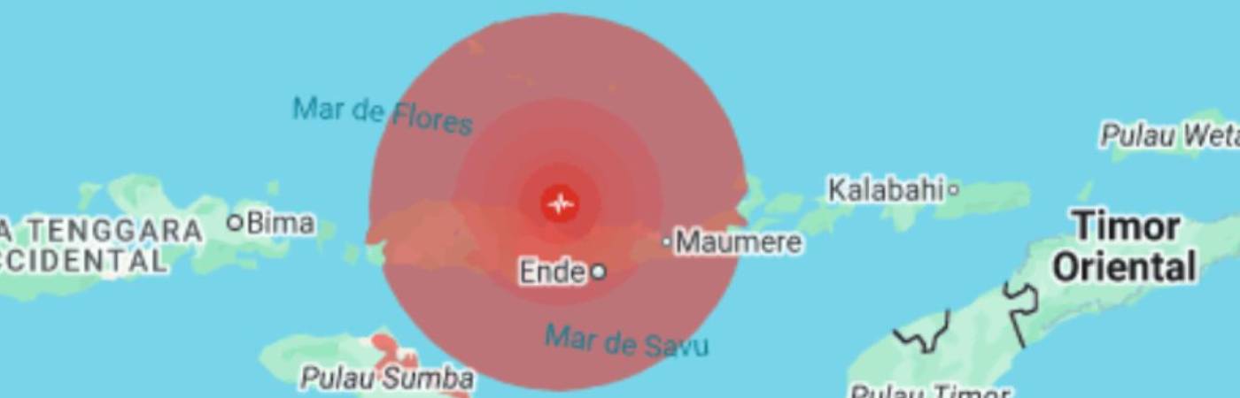 Terremoto en Indonesia. FOTO: GOOGLE 