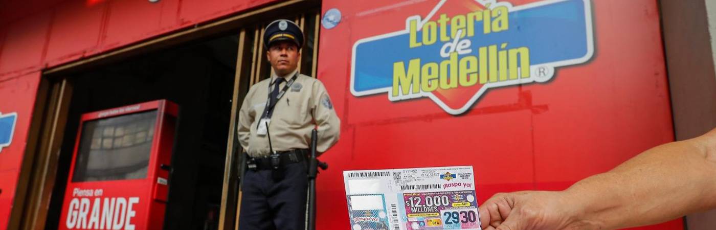 Referencia billetes Lotería de Medellín. FOTO: MANUEL SALDARRIAGA
