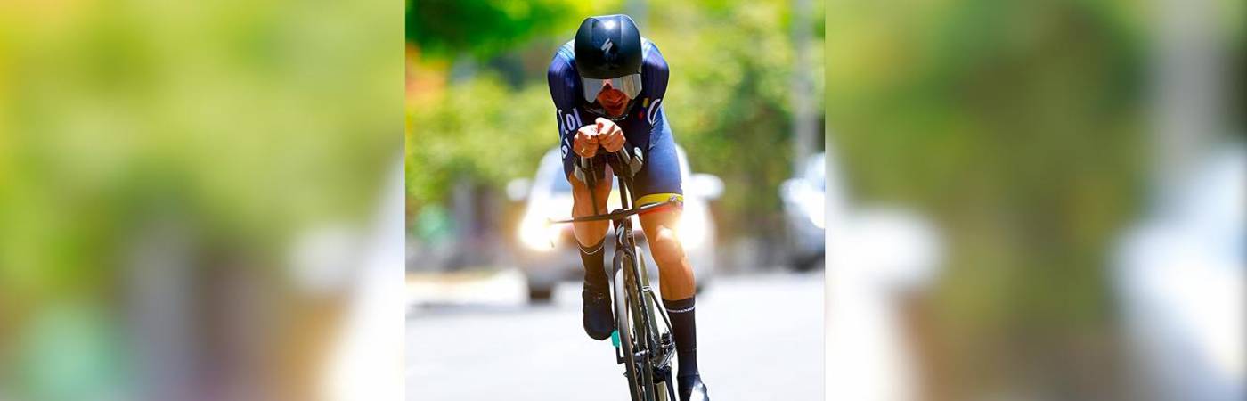 Walter Vargas, ciclista colombiano. FOTO: @PANAMSPORTS