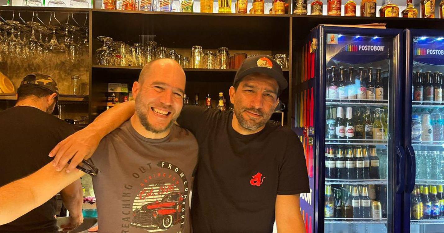 Gabriel Gallo y Paolo Carrasquilla, dos de los socios de Doña Ratona Cabaret. FOTO: ÁGUEDA VILLA