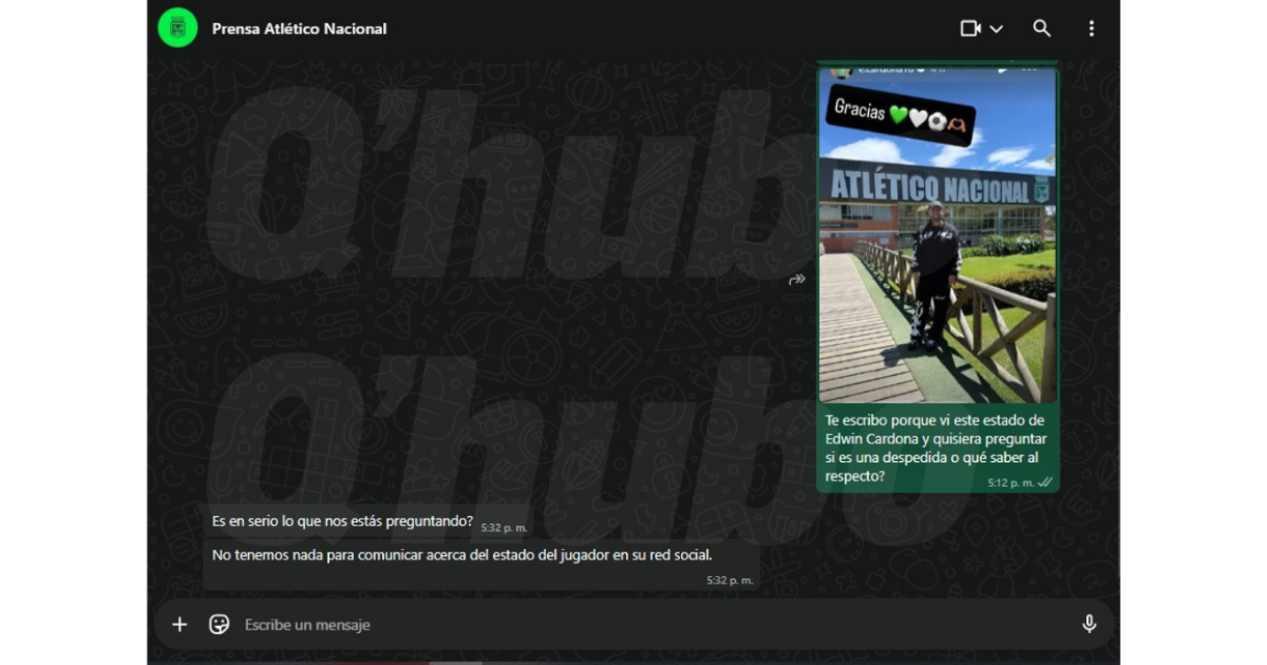 ¿Cómo así, gracias por qué, crack? No te nos podés ir ahora