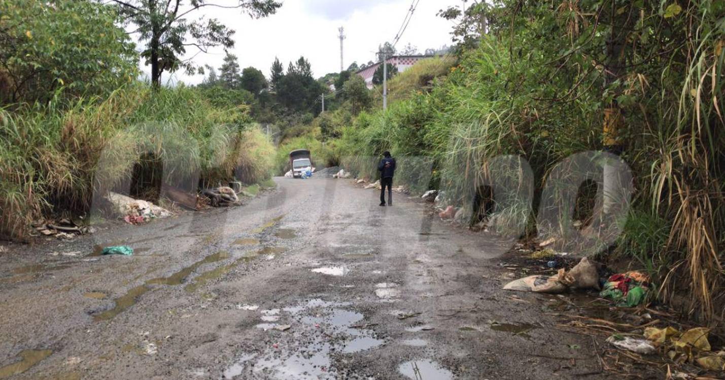 En este sitio hallaron el cuerpo. FOTO: LAURA ROSA JIMÉNEZ