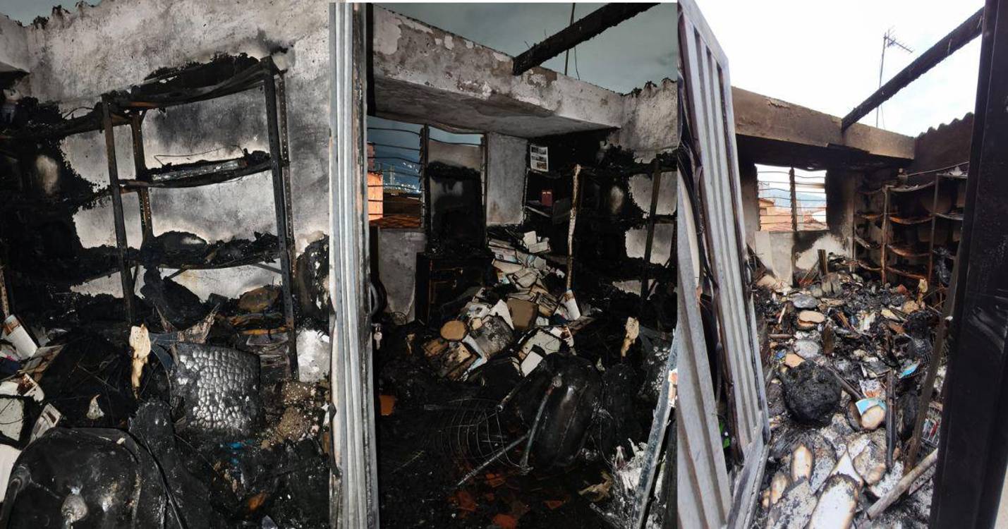 Todo lo que había guardado en este cuarto se perdió. FOTOS: CORTESÍA SERGIO ECHAVARRÍA