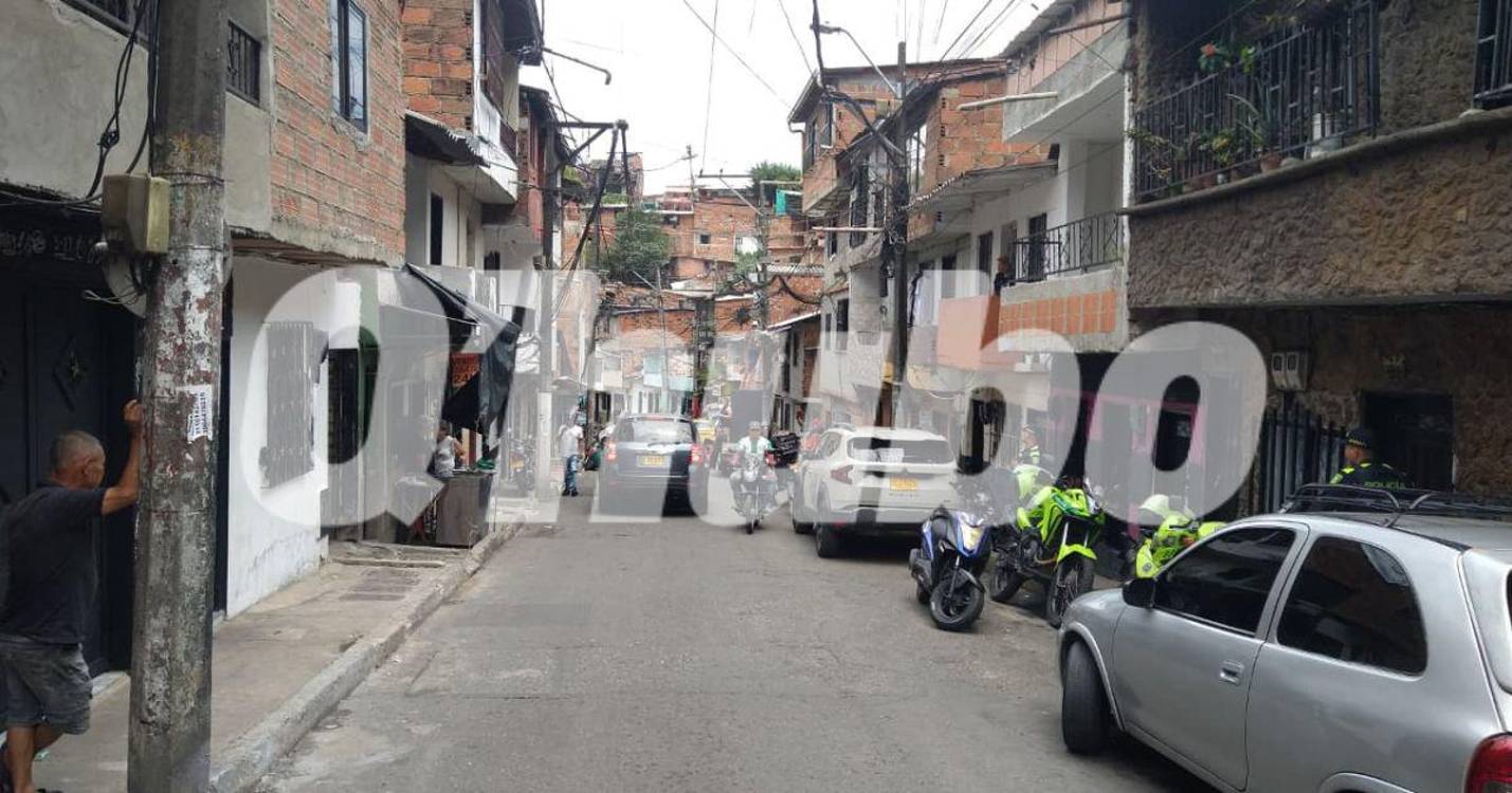 En esta calle del barrio Caicedo ocurrieron los hechos. FOTO: GUILLERMO OSPINA