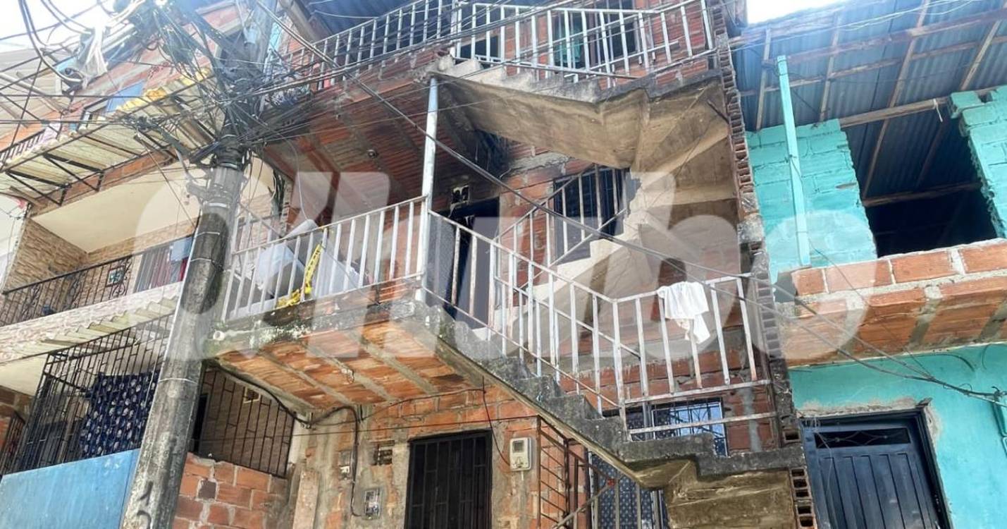 En el segundo piso de este edificio ocurrieron los hechos. FOTO: ALEJANDRA MORALES RÍOS