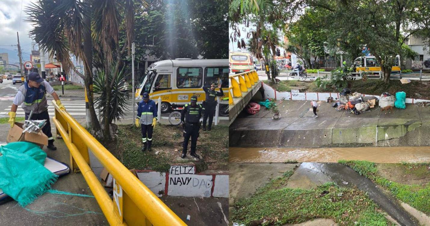 Las autoridades acompañaron la actividad para garantizar la seguridad del procedimiento. FOTOS: CORTESÍA RICARDO ROJAS.