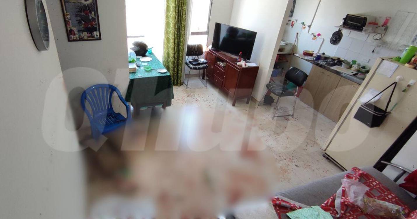 Así fue encontrada la vivienda el día de los hechos. FOTO: ANDRÉS GARCÍA HERNÁNDEZ
