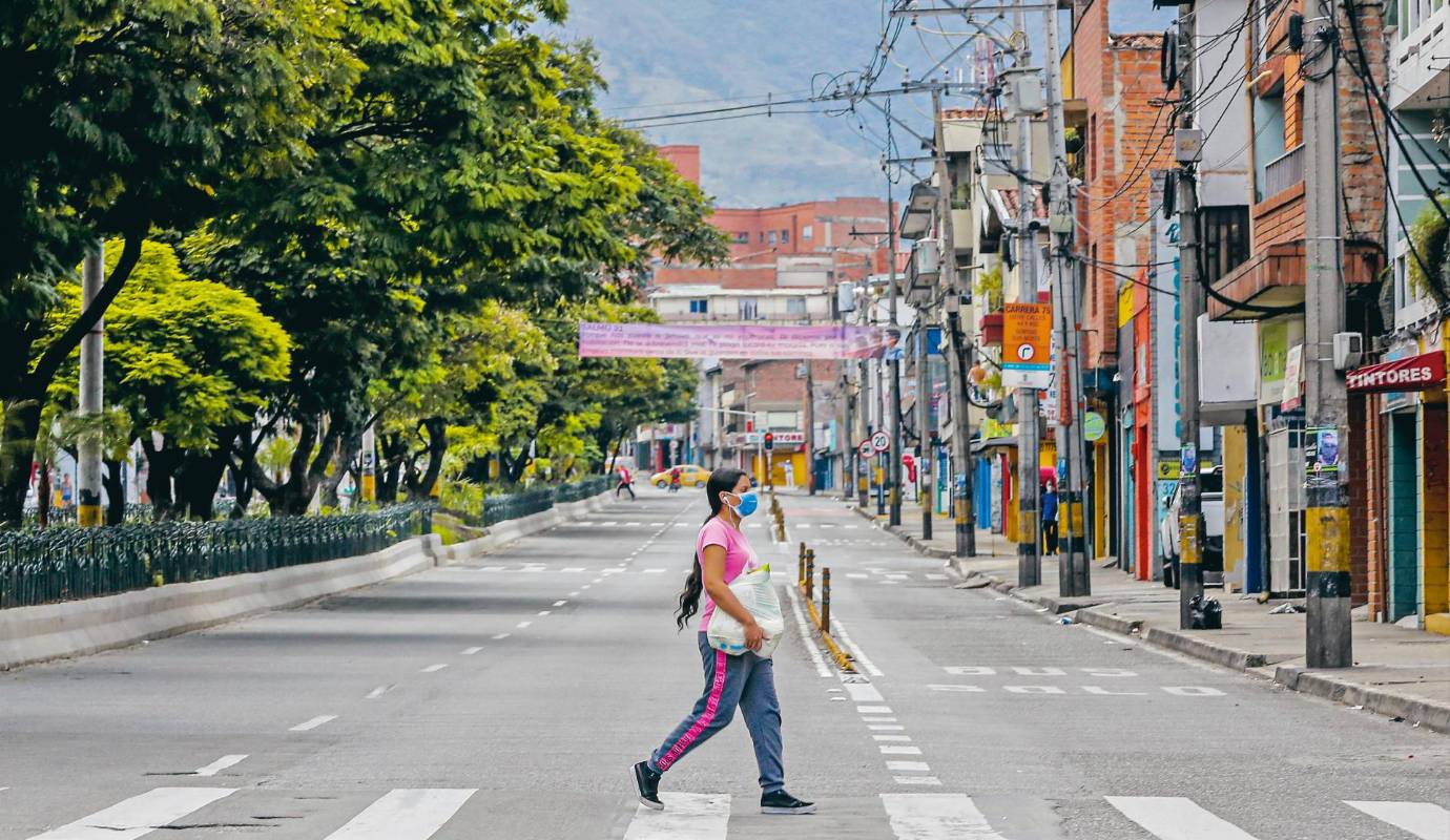 79. Encerrados por culpa del Covid: por culpa del Covid estuvimos encerrados muchos días en nuestras casas. Eso llevó a que disminuyeran los delitos de alto impacto. / FOTO: JAIME PÉREZ.