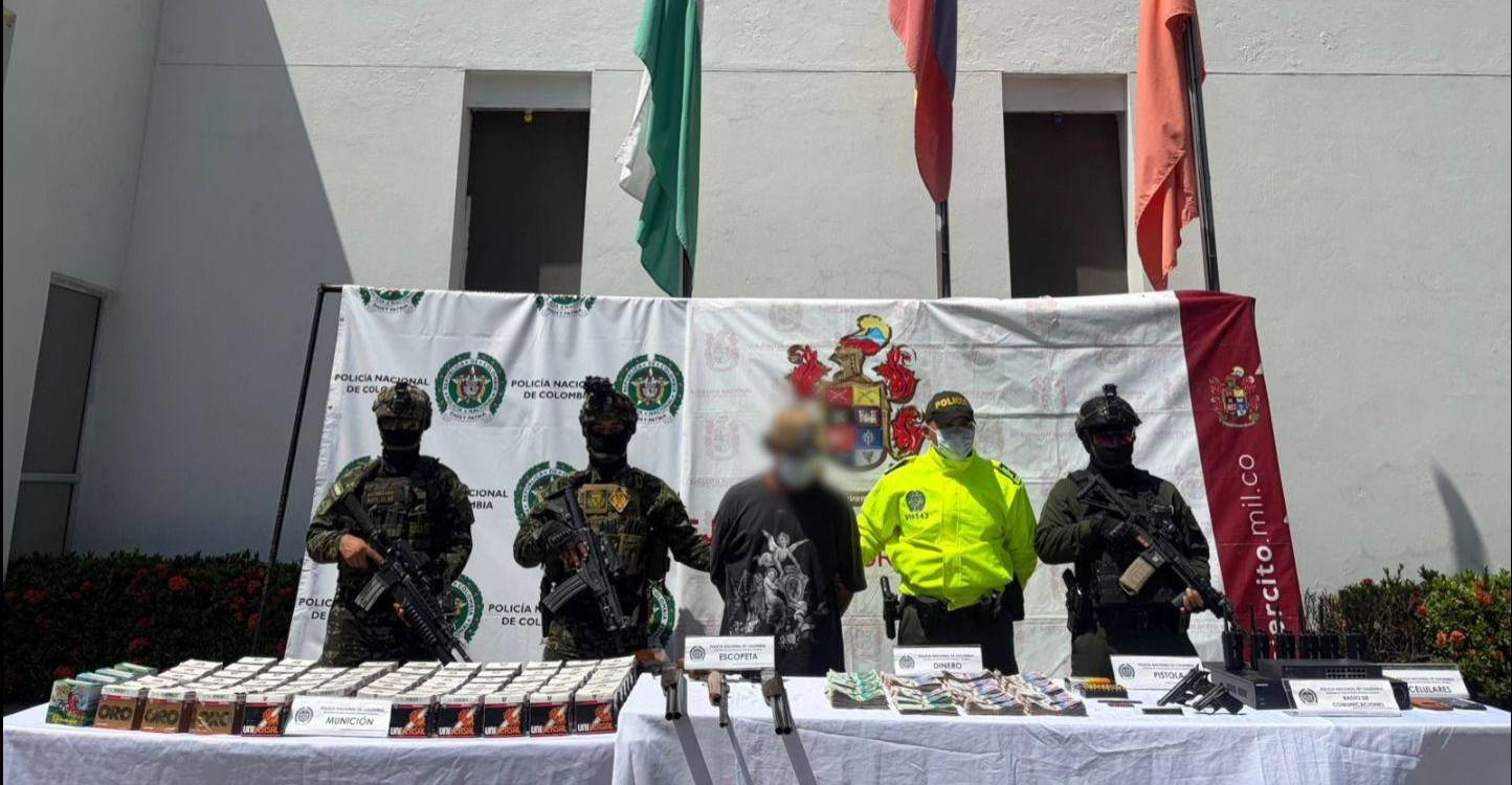 <span class=mln_uppercase_mln>Javier</span><b><span class=mln_uppercase_mln> Arias ya fue dejado a disposición de la Fiscalía. FOTO: CORTESÍA POLICÍA NACIONAL</span></b>