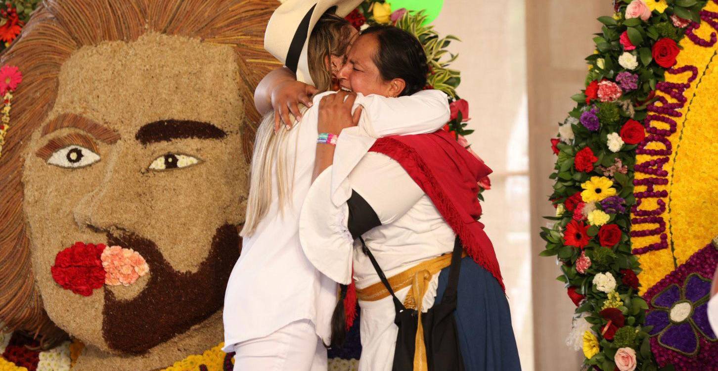 Laura Atehortúa, ganadora silleta Artística. <b><span class=mln_small-caps_mln>/FOTO: ALCALDÍA DE MEDELLÍN</span></b>