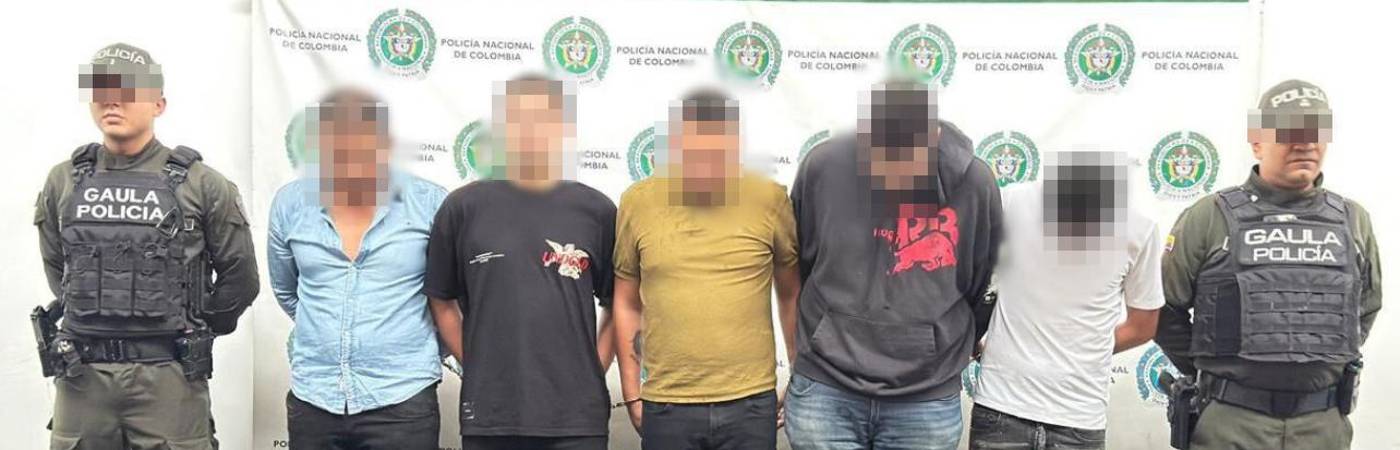 Los hombres serán presentados ante un juez por el delito de secuestro extorsivo. FOTO: POLICÍA METROPOLITANA