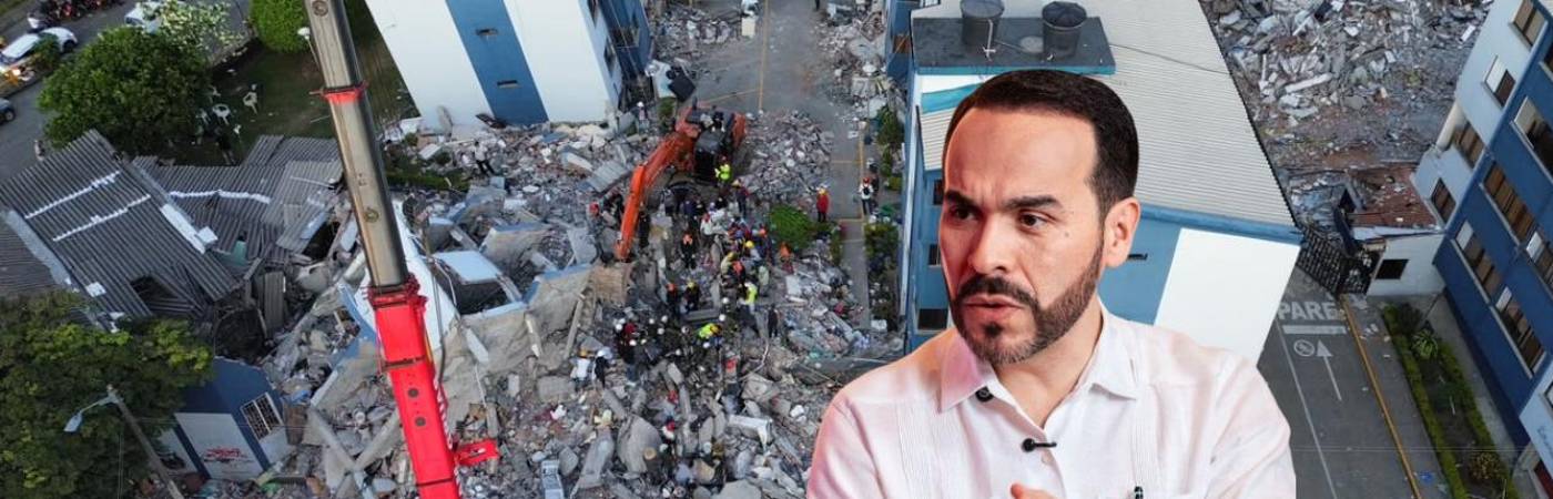El presidente Abelardo de la Espriella contó cómo será la construcción. FOTOS: MANUEL SALDARRIAGA Y CAPTURA DE VIDEO