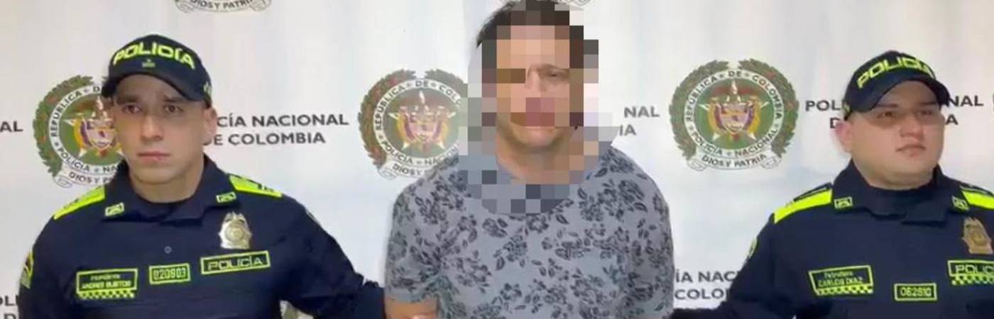 Este es el hombre capturado por la Policía. FOTO: POLICÍA METROPOLITANA