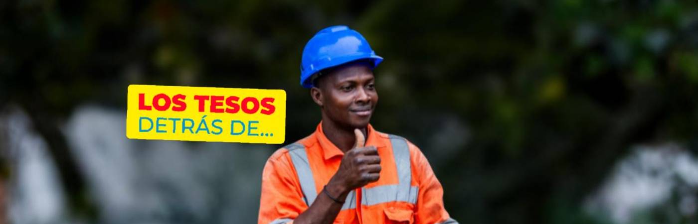 James es oficial de obra en la fase del Gran Parque Medellín, también conocido como el mar de Medellín, ubicado en el Aeroparque Juan Pablo II. FOTOS: JULIO CÉSAR HERRERA