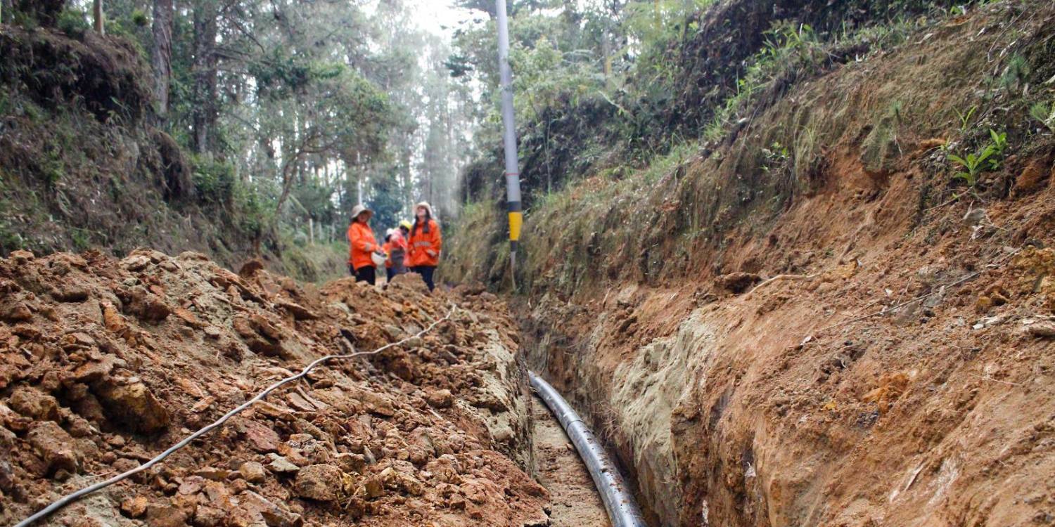 Así avanzan las obras. FOTO: ALCALDÍA DE MEDELLÍN