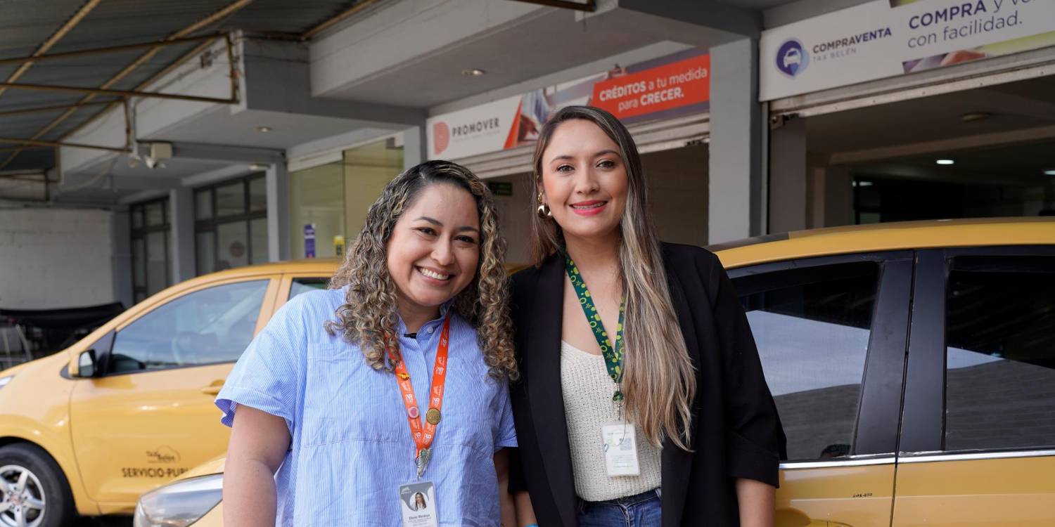 Eliana Montoya (izquierda) y Mariana Arroyave Silva (derecha). / FOTO: COMFENALCO - MOVALTO