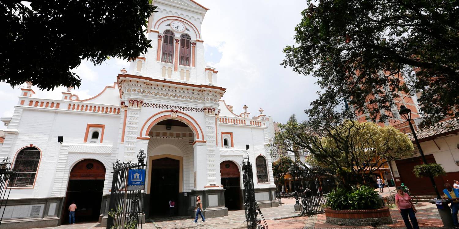 Parque principal de Sabaneta. /FOTO: ARCHIVO - ESNEYDER GUTIÉRREZ