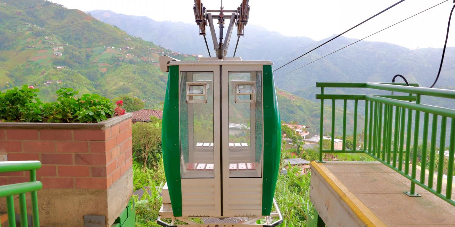 El teleférico transporta 5000 usuarios al mes. /FOTO: CORTESÍA