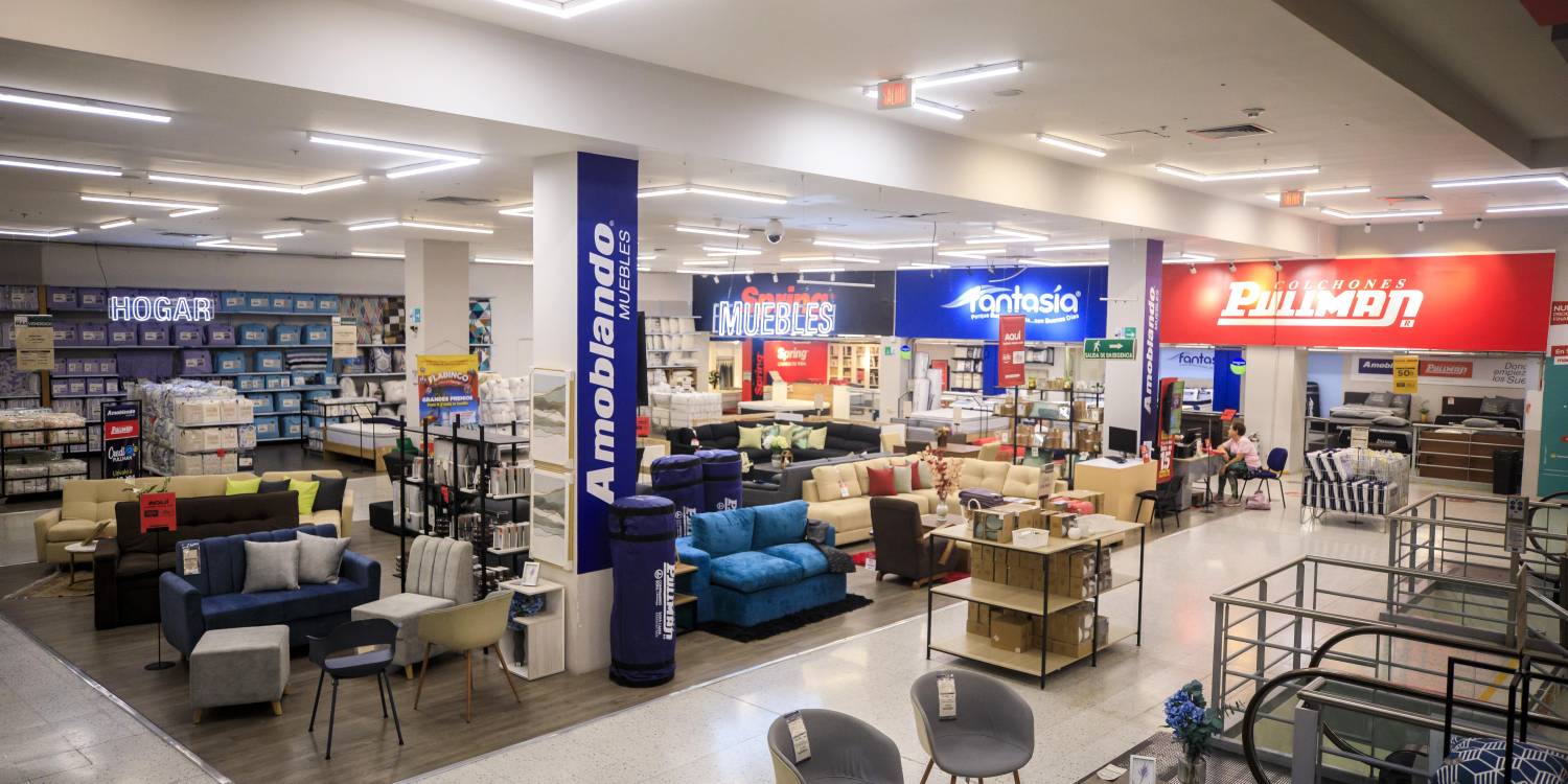Sección Hogar en tienda Flamingo con exposición de distintas marcas. FOTO: CAMILO SUÁREZ