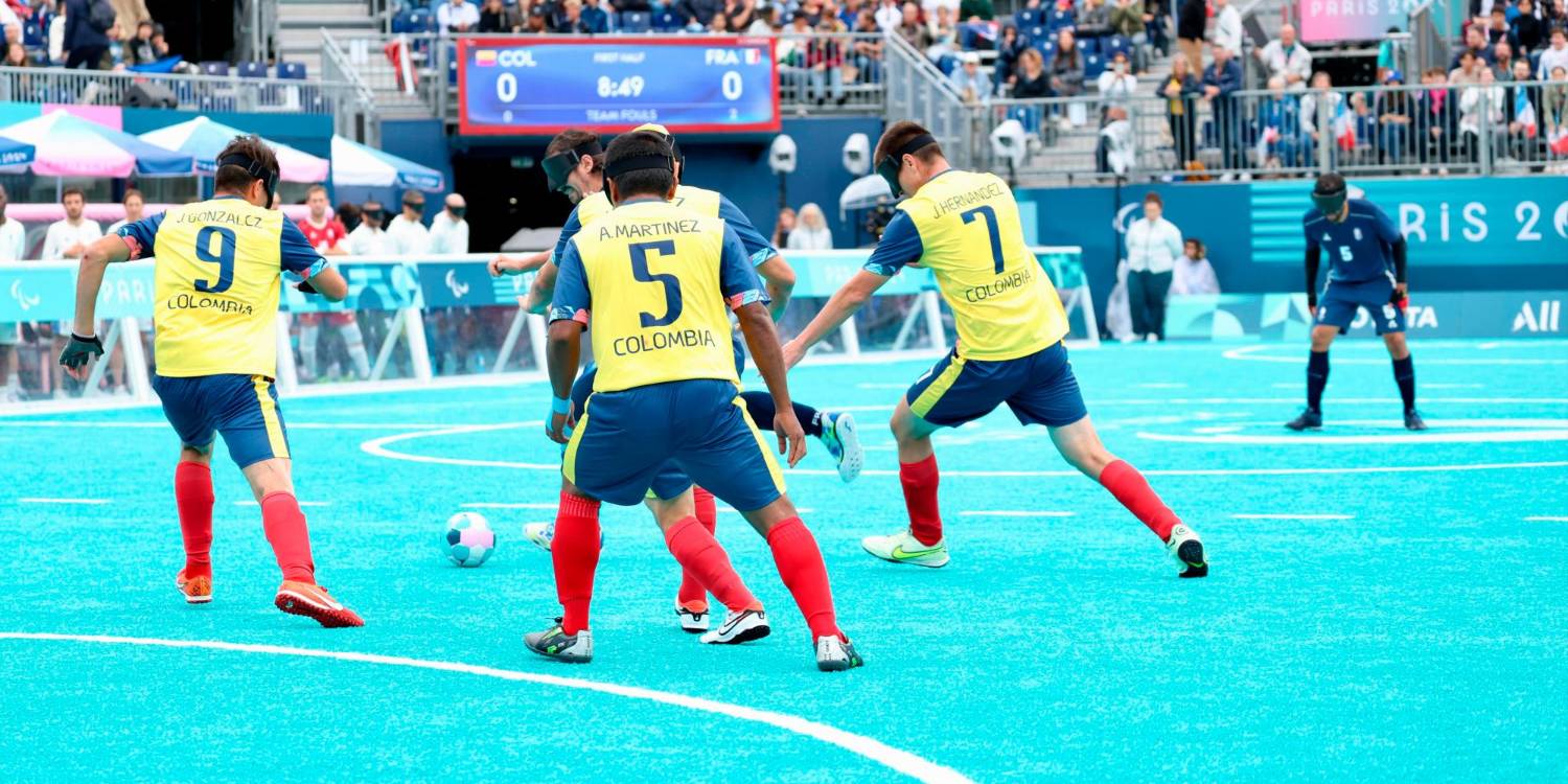 $!Esta es la primera derrota del equipo de fútbol para ciegos. / FOTO: COMITÉ PARALÍMPICO COLOMBIANO
