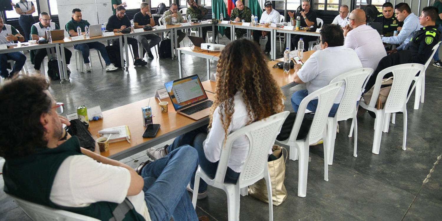 Consejo de seguridad en el Nordeste antioqueño. FOTO: GOBERNACIÓN DE ANTIOQUIA