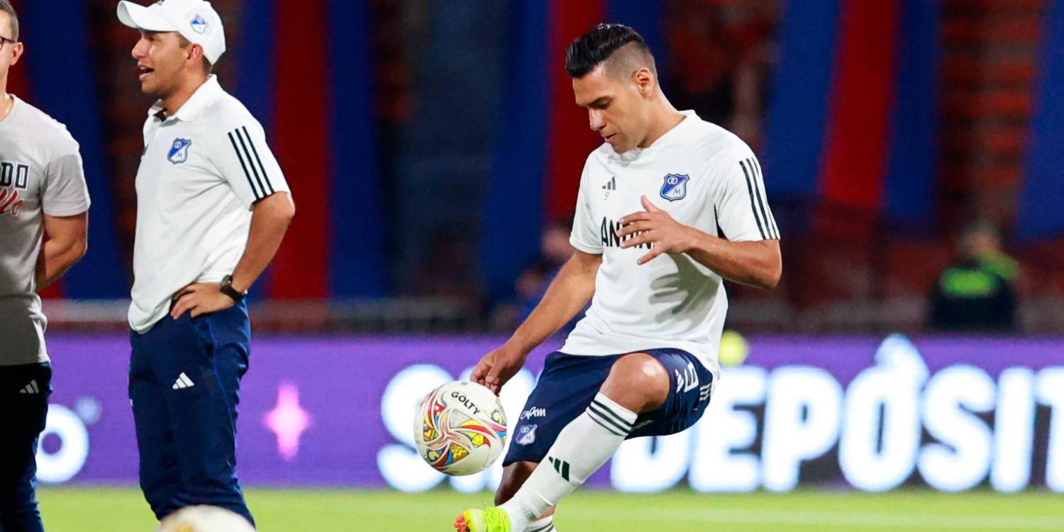 EN FOTOS: Con Falcao en la cancha, DIM empató con Millonarios en su debut