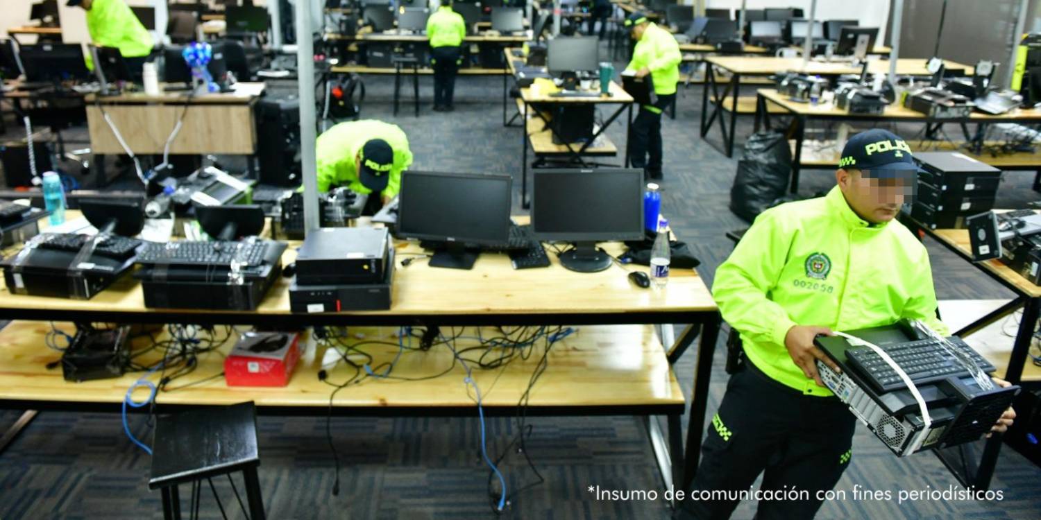 La red accedía a claves y productos bancarios para terminar desocupando cuentas. <b><span class=mln_small-caps_mln>/ FOTO: FISCALÍA</span></b>