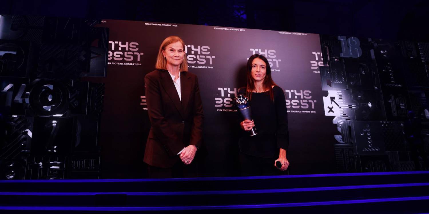 Aitana Bonmatí fue elegida, por tercer año consecutivo, como la mejor jugadora del mundo. FOTO: GETTY IMAGES