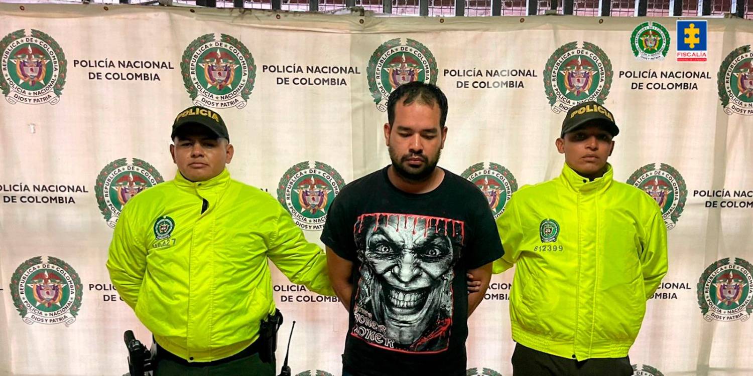 $!Sebastián Cano Ospina fue capturado en un motel del municipio de La Estrella. /FOTO: CORTESÍA