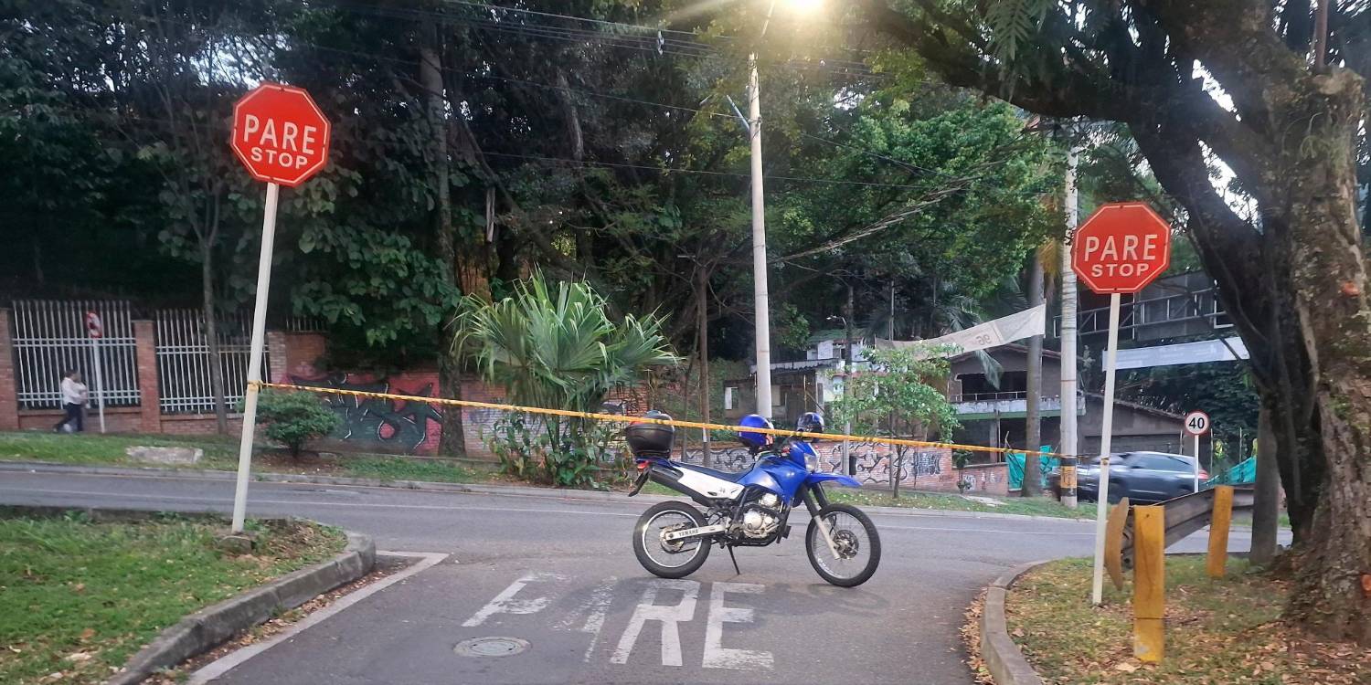 EN FOTOS: Accidente en Envigado, su pareja falleció, pero él se salvó