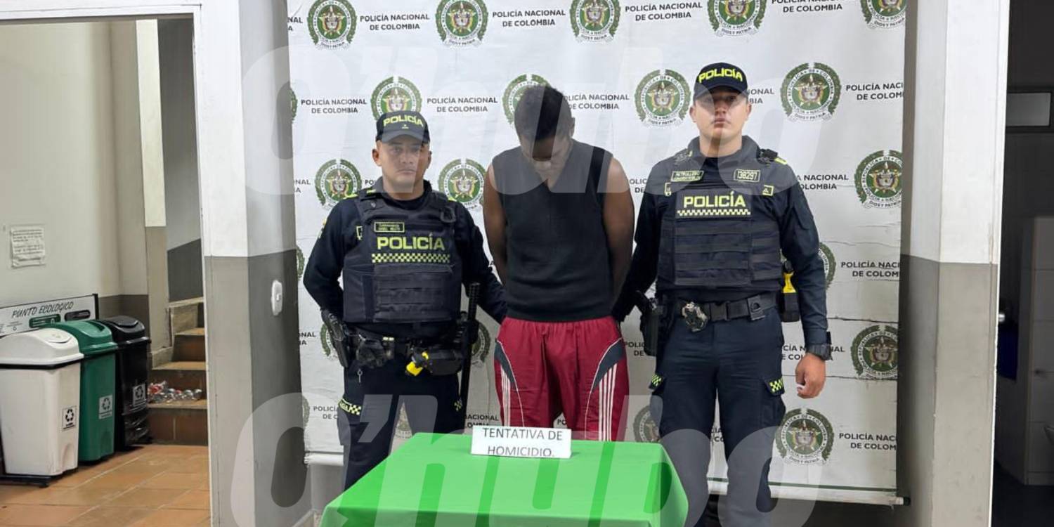 En un principio, el señalado agresor fue capturado por tentativa de homicidio. FOTO: CORTESÍA