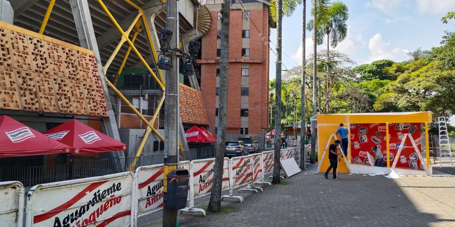 <span class=mln_uppercase_mln>Así</span><b><span class=mln_uppercase_mln> son los cerramientos del estadio. FOTO: MAURICIO PALACIO</span></b>