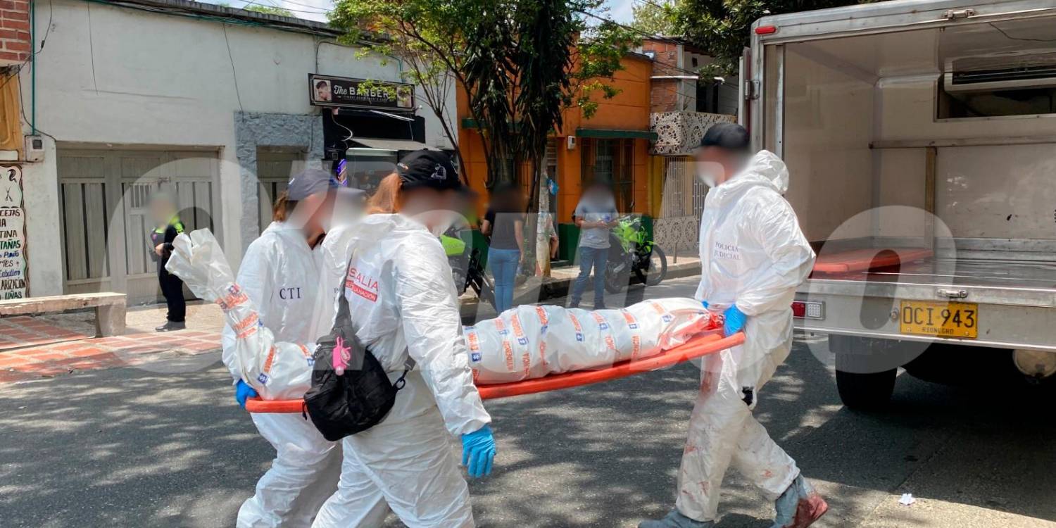 $!Agentes del CTI de la Fiscalía se encargaron de las labores judiciales. /FOTO: ANDRÉS FELIPE OSORIO GARCÍA
