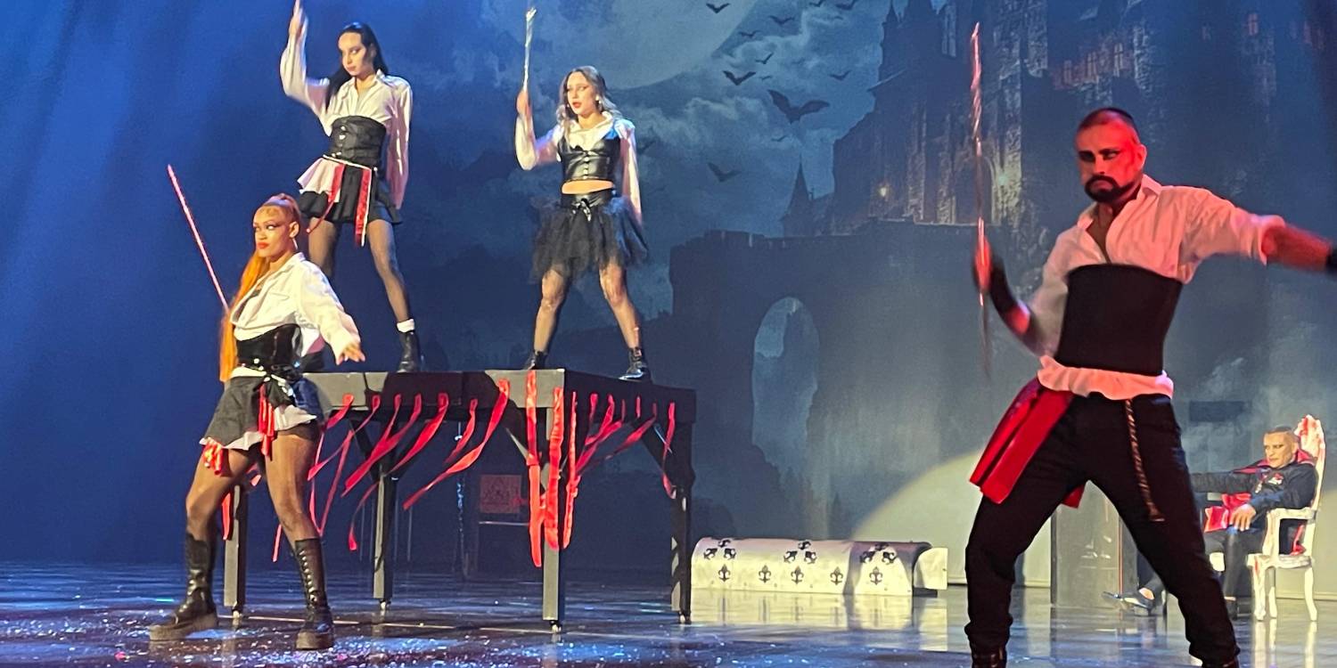 Este fue uno de los actos del show. FOTO: JAIDER ESCOBAR