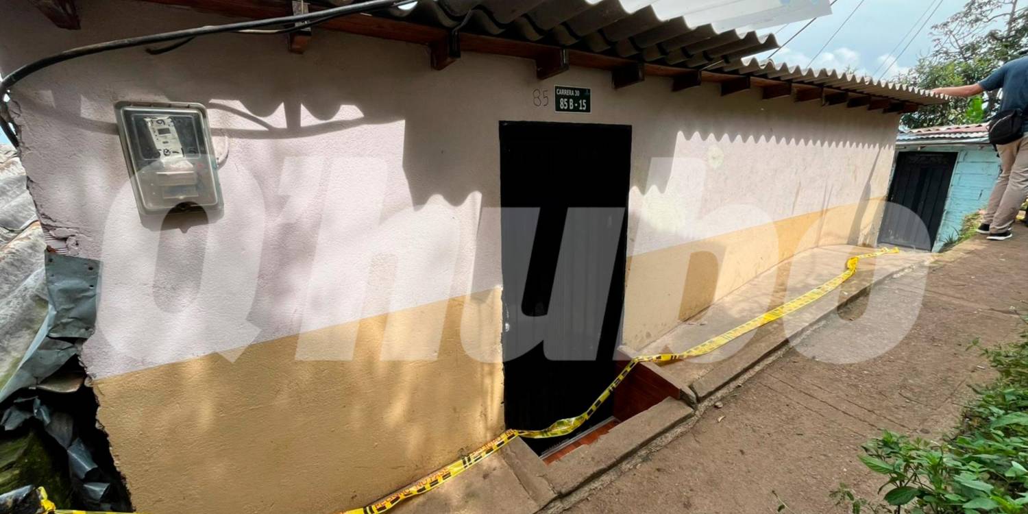 En esta casa ocurrió el crimen. /FOTO: ANDRÉS FELIPE OSORIO GARCÍA