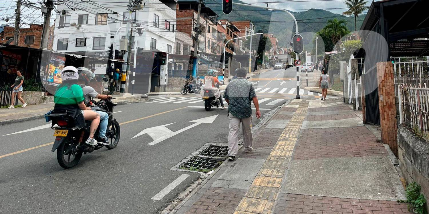 Este es el cruce de la avenida 47B con la diagonal 60 en Niquía, donde ocurrió el crimen. /FOTO: ANDRÉS FELIPE OSORIO GARCÍA