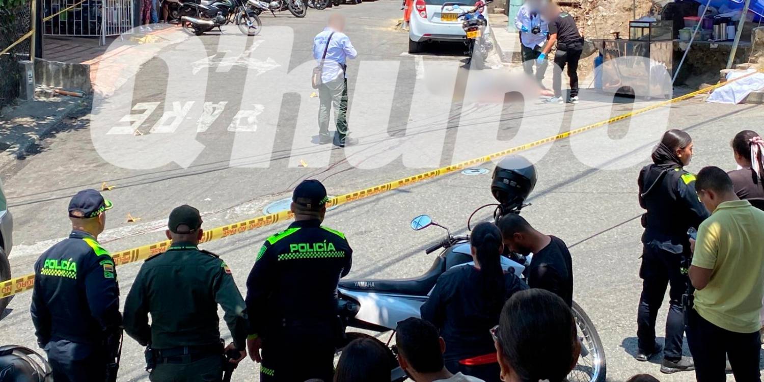 Nueve casquillos fueron recolectados por las autoridades en la escena del crimen. /FOTO: ANDRÉS FELIPE OSORIO GARCÍA