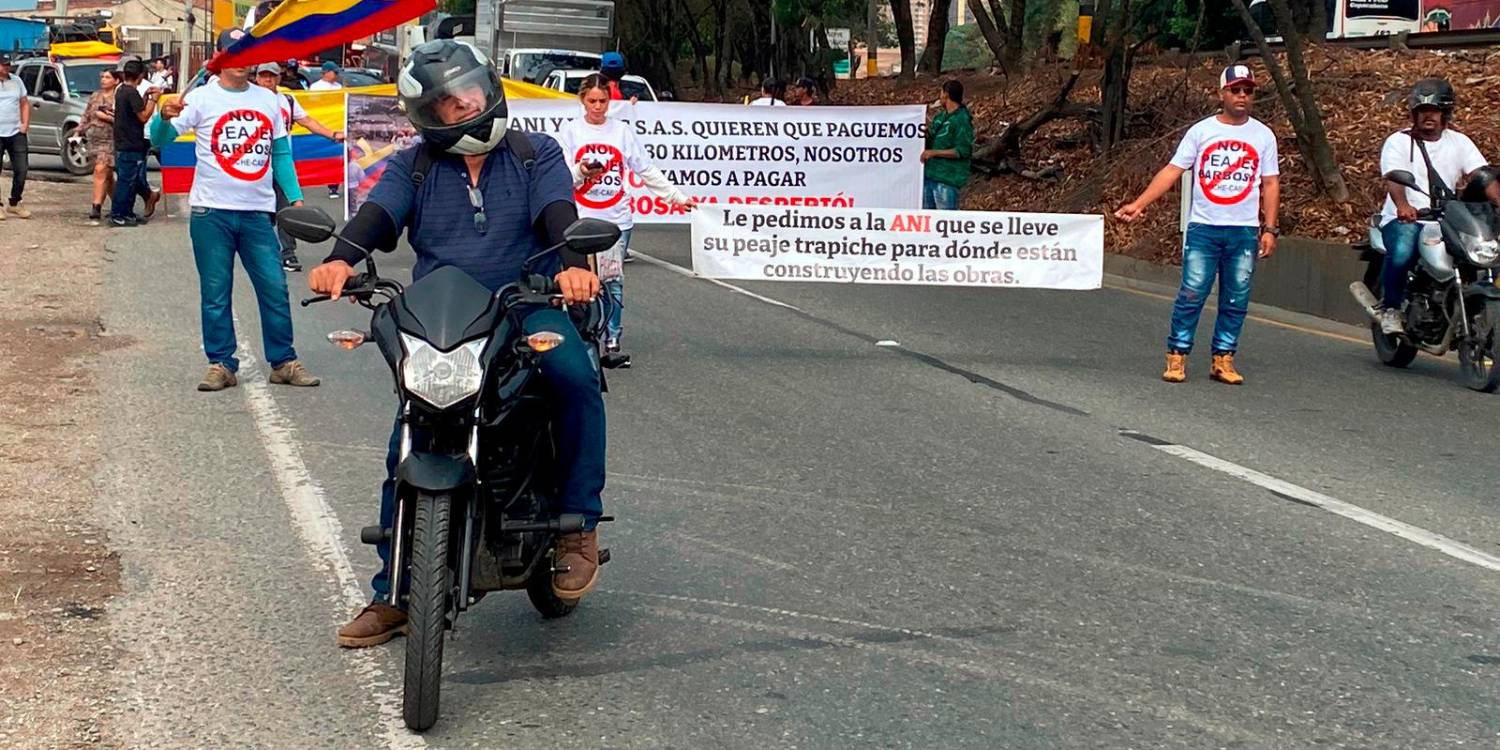 En enero y febrero también hicieron una manifestación. /FOTO: MANUEL SALDARRIAGA