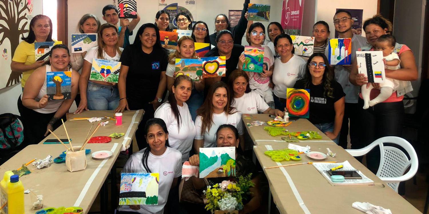 Trabajo con mujeres desde su emprendimiento, Marisela Coach, y mi emprendimiento y la Corporación Voluntariado Venezolanos. /FOTO: CORTESÍA - MARISELA OVIEDO