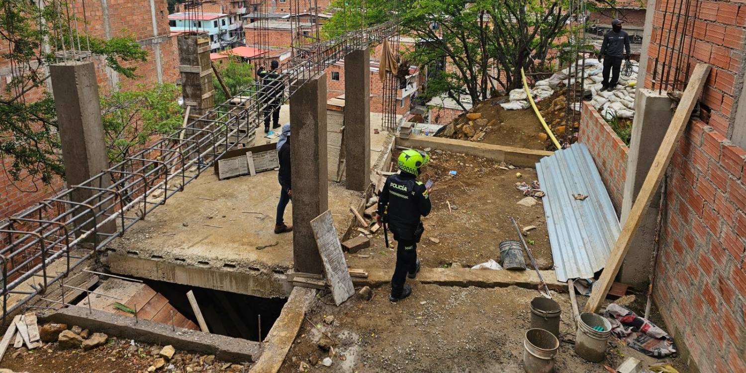 Varias edificaciones, en plena construcción, fueron selladas. FOTO: ALCALDÍA DE BELLO